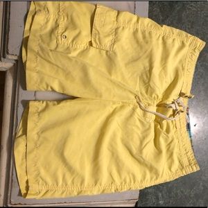 Men’s yellow bathing suit